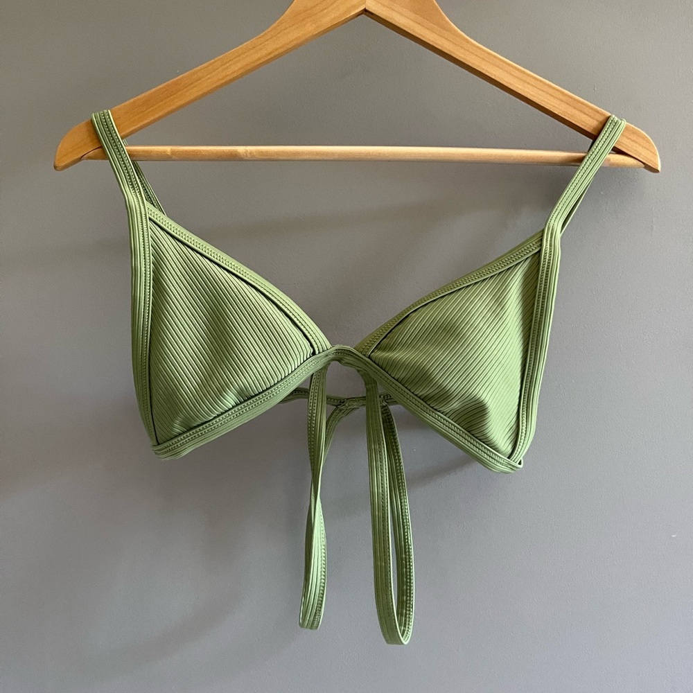 pacsun green bikini top size medium